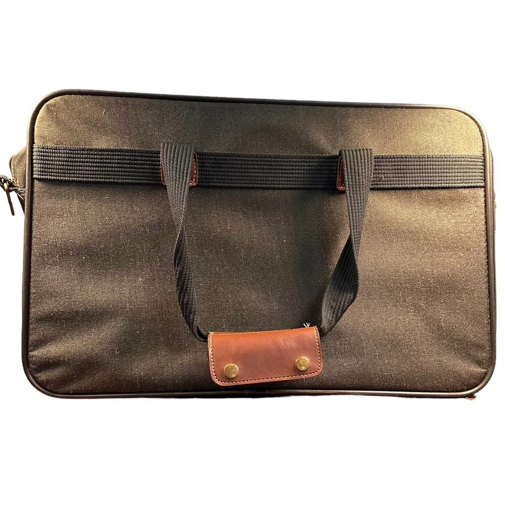 Verdi Vintage Travel Bag / Briefcase, Olive Green